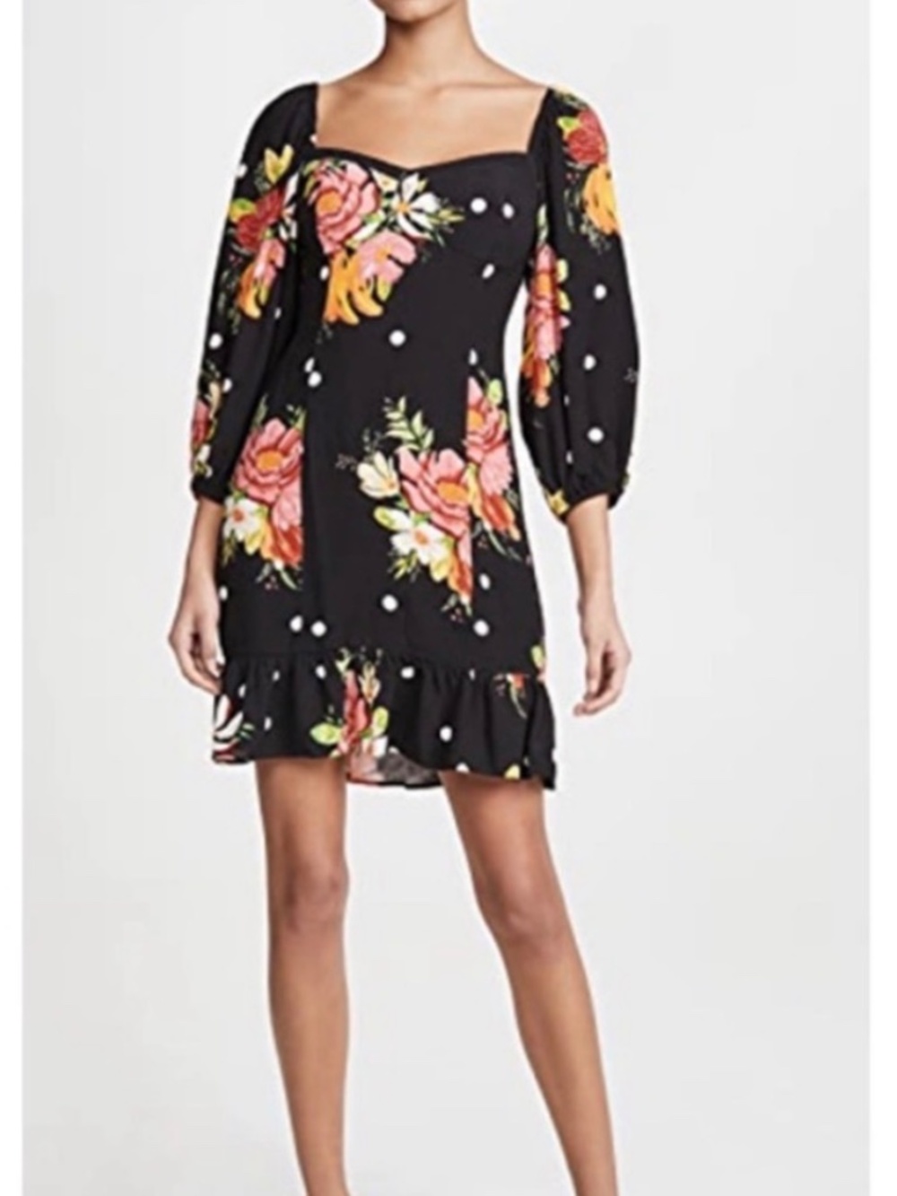 FARM Rio Nanaju Floral Mini Dress - Medium - Picture 2 of 8